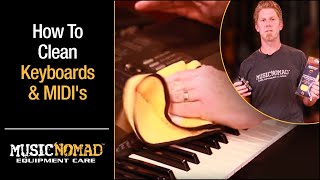 How to Clean Keyboards MIDI Keyboard Controllers Keys Digital Pianos amp Matte Finishes [upl. by Amargo]