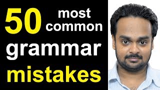 50 MOST COMMON MISTAKES in English Grammar  Error Identification amp Correction [upl. by Ancel142]