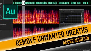 Quickly Remove or Reduce Breath in Audio Using Adobe Audition CC [upl. by Toddy]