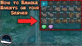 How to Enable events on Single player amp Nitrado server in Ark Survival Evolved on PC PS4 amp Xbox [upl. by Layla957]