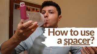 How to use a spacer for your inhaler Volumatic device [upl. by Labotsirhc458]