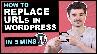 How to replace URLs in WordPress in 5 mins also in Database [upl. by Aara]