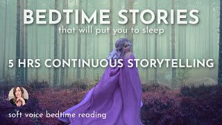 5 HRS of continuous bedtime stories for grownups with soothing voice that will put you to sleep [upl. by Rede]