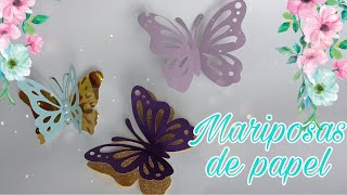 COMO HACER MARIPOSAS DE PAPEL [upl. by Sweeney]