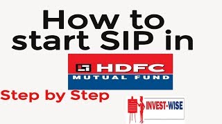 How Start SIP in HDFC Mutual Fund Online and Add biller in Net banking [upl. by Ahsinnek]