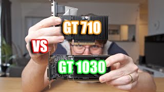 Nvidia GT 1030 vs GT 710 Should you pay twice as much for the GT 1030 [upl. by Isaac]