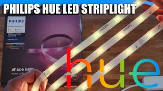 Philips Hue LED Strip Light Plus Unboxing and Setup [upl. by Atnoed]