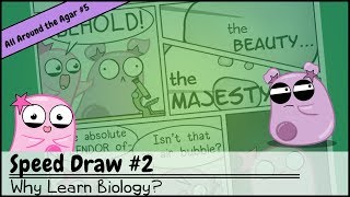 Speed Draw 2 Why Learn and Study Biology [upl. by Boorman]