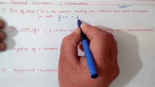 Chapter1 Introduction  Rational Numbers  Ncert Maths Class 8  Cbse Board [upl. by Ender]