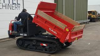 Kubota RG30 Tuytelmachinery tracked dumper rupsdumper [upl. by Oahc433]