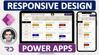 How to build Responsive Power Apps  Responsive Layouts Tabs Galleries amp Forms [upl. by Feltie]