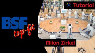 Milon Kraftzirkel • Effektives Krafttraining • Tutorial • BSF topfit [upl. by Neellek]