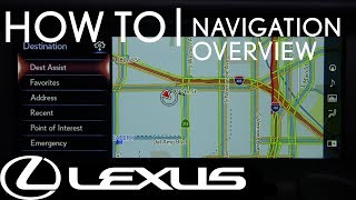 HowTo Use Navigation  Overview  Lexus [upl. by Dixil]