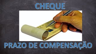 Prazo de compensação de cheques [upl. by Oralee]