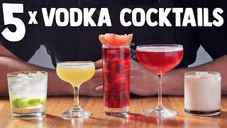 5 x Easy Vodka Cocktails part 1 [upl. by Kries]