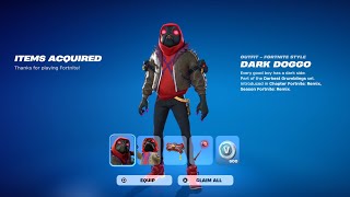 HOW TO GET DARK DOGGO SKIN IN FORTNITE [upl. by Eshman]