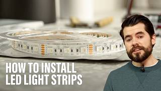 How to Install LED Light Strips [upl. by Krystyna]