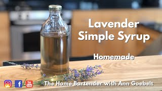 Lavender Syrup  Easy and Fun to make simple syrup [upl. by Tisdale492]