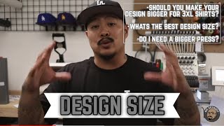 The Best Size For T Shirt Designs [upl. by Acinelav657]