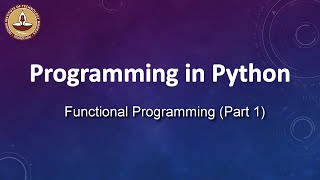 Functional Programming Part 1 [upl. by Meisel]