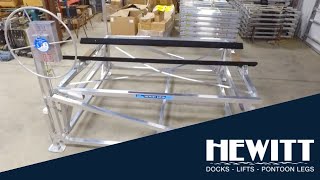 Hewitt 4800 Cantilever Boat Lift [upl. by Baptiste]