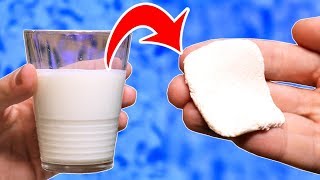 CÓMO HACER PLÁSTICO CASERO CON LECHE [upl. by Pollak]