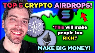 MAKE MILLIONS w Crypto Airdrops explained in under 10 minutes [upl. by Adnilre]