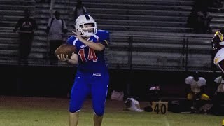 Female Quarterback Throws Historic Touchdown Pass in Debut Game [upl. by Stimson952]