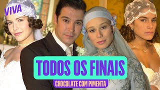 ANINHA E DANILO FELIZES OLGA CASANDO COM PEIXOTO TODOS OS FINAIS DE CHOCOLATE COM PIMENTA  VIVA [upl. by Siron]