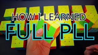 How I Learned Full PLL  Rubiks Cube Tips [upl. by Hatti]