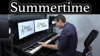 Summertime  Extreme Blues Piano [upl. by Ayerim]