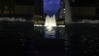 Canary Wharf  fountain [upl. by Borek]