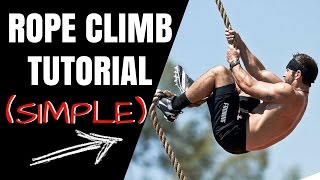 Rope Climbing Technique How To [upl. by Nonnahsal161]