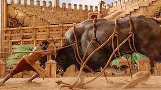 Bull Fight scene  Bahubali  the beginning [upl. by Jorgensen]