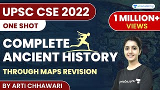 Complete Ancient History through Maps Revision  UPSC CSE 2022 [upl. by Wallford]