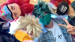 BAKUSNOW SHOW DOWN KiriBaku  TodoDeku COSPLAY OUTING  My Hero Academia Cosplay [upl. by Suhsoj]