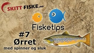 Fisketips 7 med Skitt Fiske  Ørretfiske med sluk og spinner [upl. by Laresa]