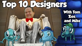 Top 10 Board Game Designers [upl. by Ayela]