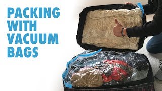 Vacuum Bags for Travel  Packing with Vacuum Bags [upl. by Yuille594]