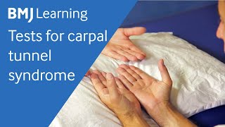 Tests for carpal tunnel syndrome  BMJ Learning [upl. by Farrand911]