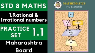 Class 8 Practice Set 11  Chapter 1 Rational and Irrational Numbers  8th Maths Maharashtra Std 8 [upl. by Durgy]