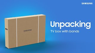 How to unbox your 2021 Samsung 55”  75” QLED TV  Samsung US [upl. by Nahraf]