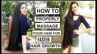 How To Properly Massage Your Scalp for Faster Hair GrowthBeautyklove [upl. by Ecnerewal]