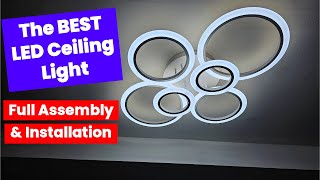 The Best LED Ceiling Light Assembly and installation [upl. by Brodeur475]