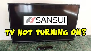 How to Fix Your Sansui TV That Wont Turn On  Black Screen Problem [upl. by Stormi]