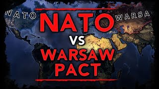 HoI4 NATO vs Warsaw Pact 1980 w Nukes [upl. by Nirhtak]