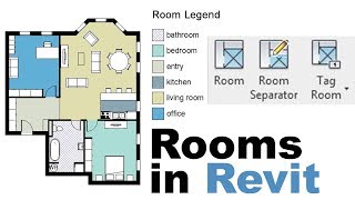 Rooms in Revit with area schedule Tutorial [upl. by Hesther650]