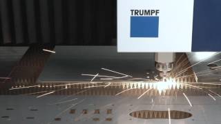 TRUMPF laser cutting TruLaser 3060 fiber  Flexible standard machine [upl. by Fredella]