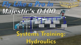 Majestic Q400 Systems Training Hydraulics Fly Like A Pro [upl. by Hunt]