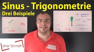 Sinus  Trigonometrie  So geht das  Lehrerschmidt [upl. by Lerred942]